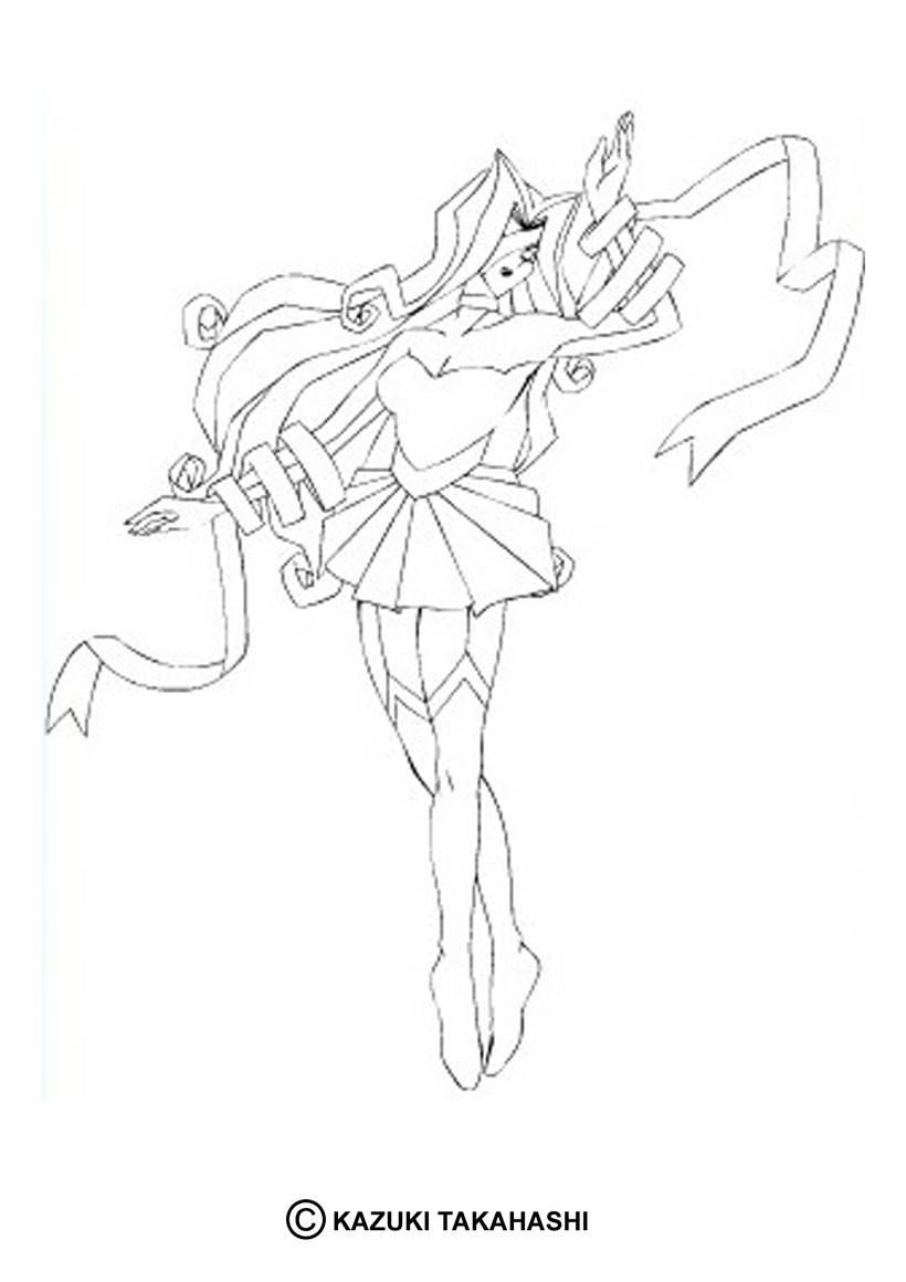 coloriage de yu gi oh nella