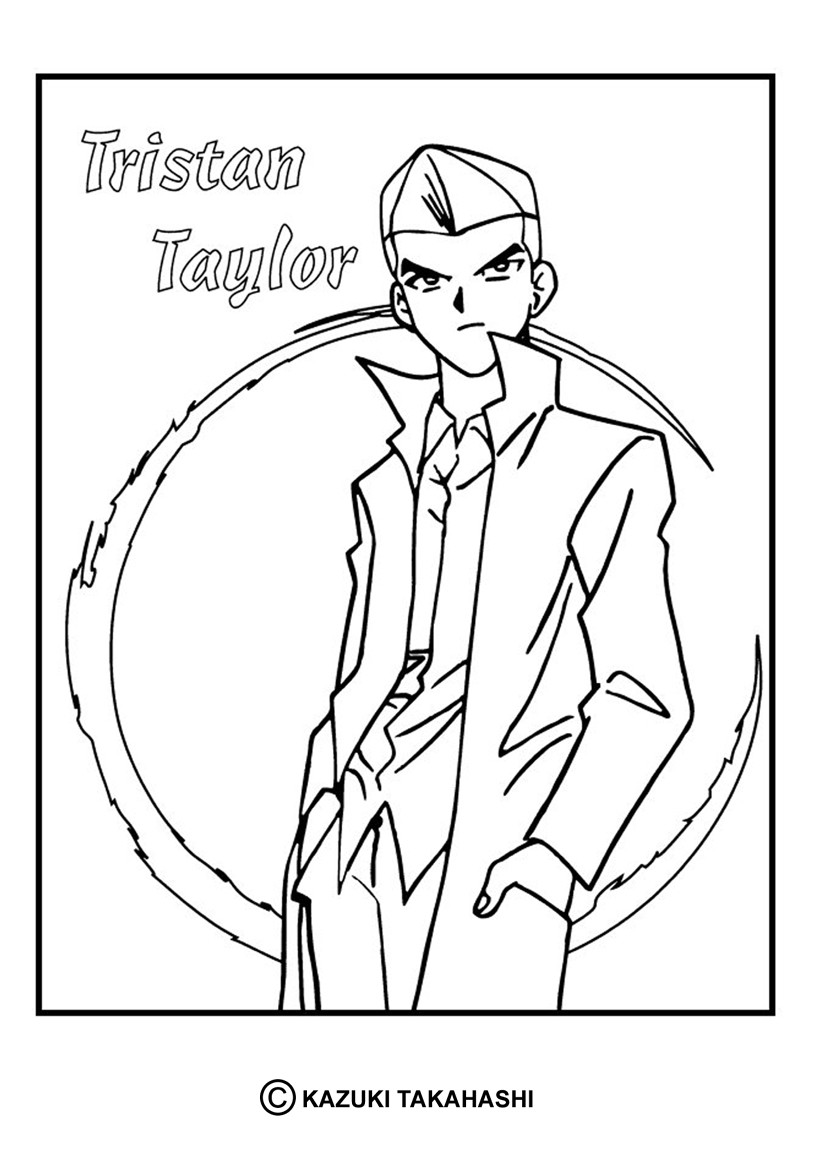 Coloriage de Yu-Gi-Oh : Tristan Taylor
