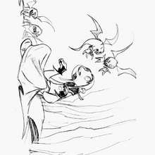 Coloriage CHASSEURS DE DRAGONS n�6 - Coloriage - Coloriage PERSONNAGE FILM - Coloriage CHASSEURS DE DRAGONS - Coloriages CHASSEURS DE DRAGONS