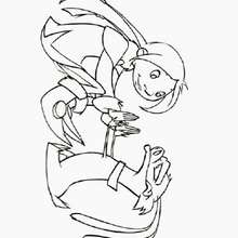 Coloriage CHASSEURS DE DRAGONS n�8 - Coloriage - Coloriage PERSONNAGE FILM - Coloriage CHASSEURS DE DRAGONS - Coloriages CHASSEURS DE DRAGONS