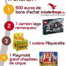 Gagne plein de cadeaux pour Nol avec Le Lutin Rouge - Concours