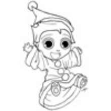 Coloriage en ligne de Teo youpi noel - Coloriage - Coloriage EN LIGNE - Coloriage EN LIGNE TEO
