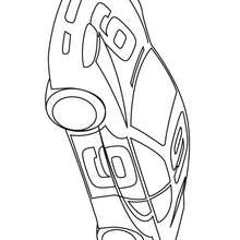 Coloriage d'une voiture de course