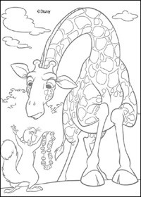 coloriage-brigitte-girafe