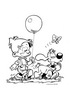Coloriage de Boule et Bill en ballade - Coloriage - Coloriage PERSONNAGE BD - Coloriage BOULE ET BILL - Coloriage BOULE ET BILL GRATUIT
