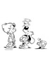 Coloriage de Boule, Bill et Caroline la tortue - Coloriage - Coloriage PERSONNAGE BD - Coloriage BOULE ET BILL - Coloriages BOULE ET BILL