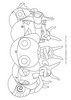 Coloriage Keroro des Kerons - Coloriage - Coloriage PERSONNAGE BD - Coloriage KERORO - Coloriage KERORO GRATUIT