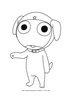 Coloriage Keroro le Keron - Coloriage - Coloriage PERSONNAGE BD - Coloriage KERORO - Coloriage KERORO GRATUIT