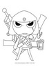 Coloriage Keroro Giroro - Coloriage - Coloriage PERSONNAGE BD - Coloriage KERORO - Coloriage KERORO A IMPRIMER