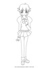 Coloriage Keroro Momoka Nishizawa - Coloriage - Coloriage PERSONNAGE BD - Coloriage KERORO - Coloriage KERORO A IMPRIMER