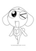 Coloriage Keroro de Tamama - Coloriage - Coloriage PERSONNAGE BD - Coloriage KERORO - Coloriage KERORO A IMPRIMER