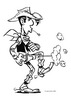Coloriage Lucky Luke - Coloriage - Coloriage PERSONNAGE BD - Coloriage LUCKY LUKE - Coloriage LUCKY LUKE GRATUIT