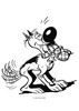 Coloriage de Rantanplan - Coloriage - Coloriage PERSONNAGE BD - Coloriage LUCKY LUKE - Coloriage RANTANPLAN