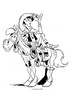 Coloriage de lucky luke � cheval - Coloriage - Coloriage PERSONNAGE BD - Coloriage LUCKY LUKE - Coloriages LUCKY LUKE