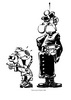 Coloriage Petit Spirou et Monsieur le cur� - Coloriage - Coloriage PERSONNAGE BD - Coloriage PETIT SPIROU - Coloriages PETIT SPIROU