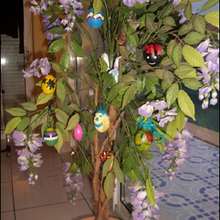 L'arbre de P�ques - Activit�s - Bricolage ENFANT - Bricolage pour pr�parer les f�tes ! - Bricolage P�ques