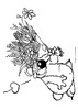 Coloriage Cubitus amoureux - Coloriage - Coloriage PERSONNAGE BD - Coloriage CUBITUS - Coloriages CUBITUS