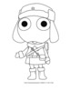 Coloriage KERORO A IMPRIMER