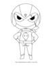 Coloriage Keroro Pirate - Coloriage - Coloriage PERSONNAGE BD - Coloriage KERORO - Coloriages KERORO