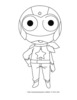 Coloriage Keroro Pilote - Coloriage - Coloriage PERSONNAGE BD - Coloriage KERORO - Coloriages KERORO