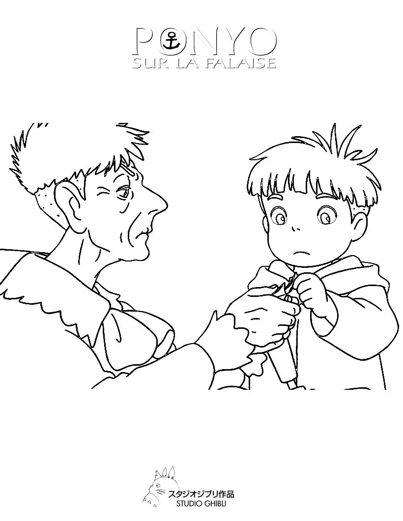 coloriage de toki et sosuke