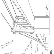 Coloriage du pont le Golden Gate