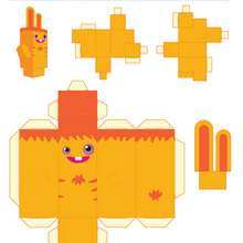 PaperToy de Pinpin (facile) - Activit�s - Bricolage ENFANT - Papertoys
