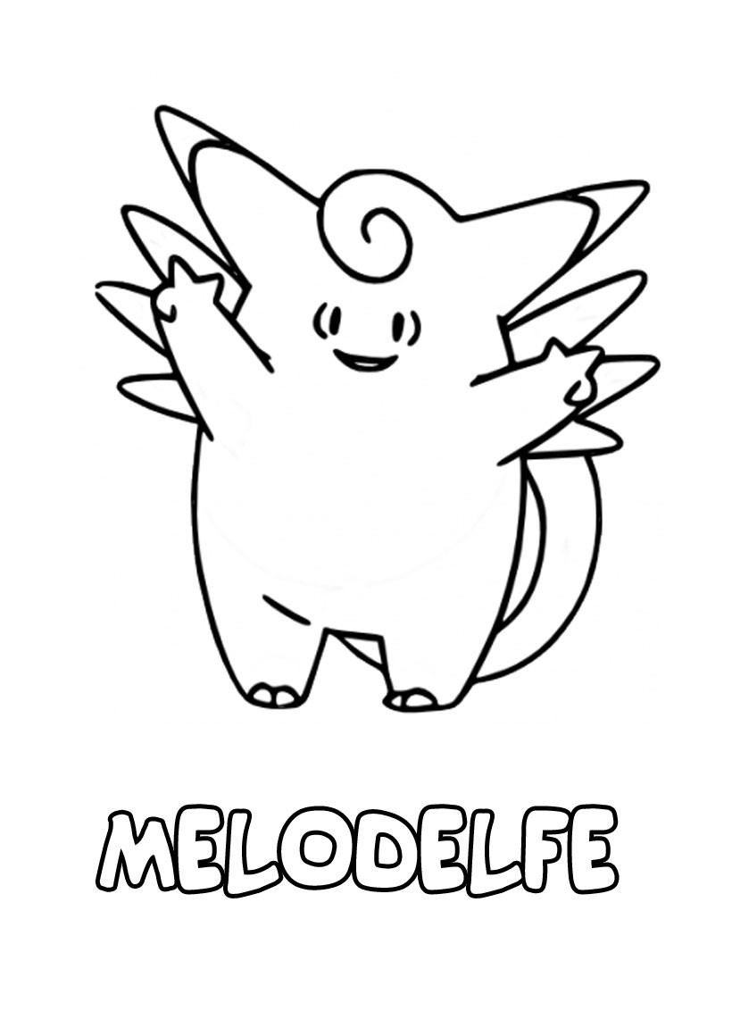 Coloriage Melodelfe
