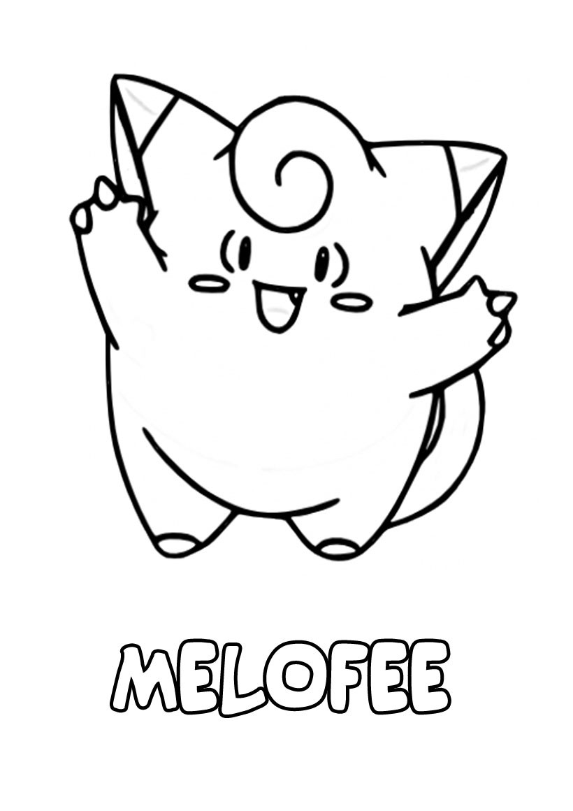 Coloriage Melofee