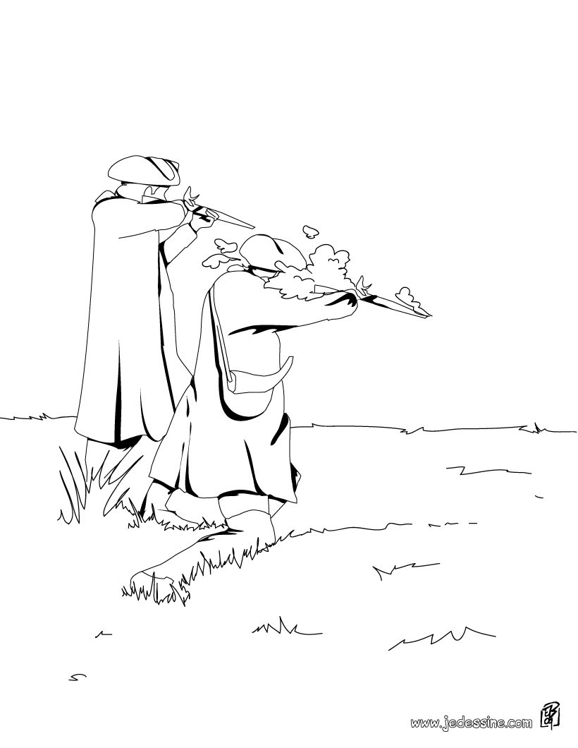 Coloriage de soldats