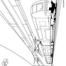 Coloriage d'une automotrice electrique - Coloriage - Coloriage VEHICULES - Coloriage TRAIN - Coloriages TRAINS