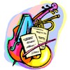 Coloriage INSTRUMENTS DE MUSIQUE