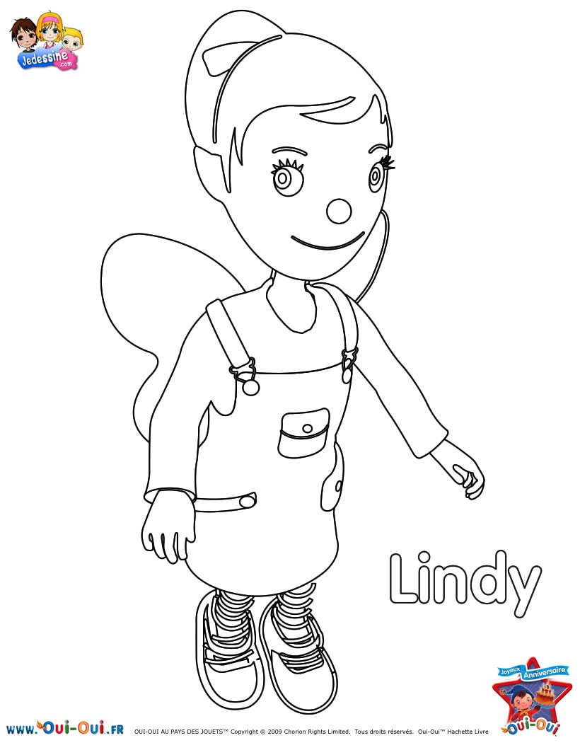 Coloriage de Lindy n°2