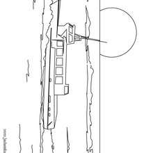 Coloriage d'un bateau de croisi�re