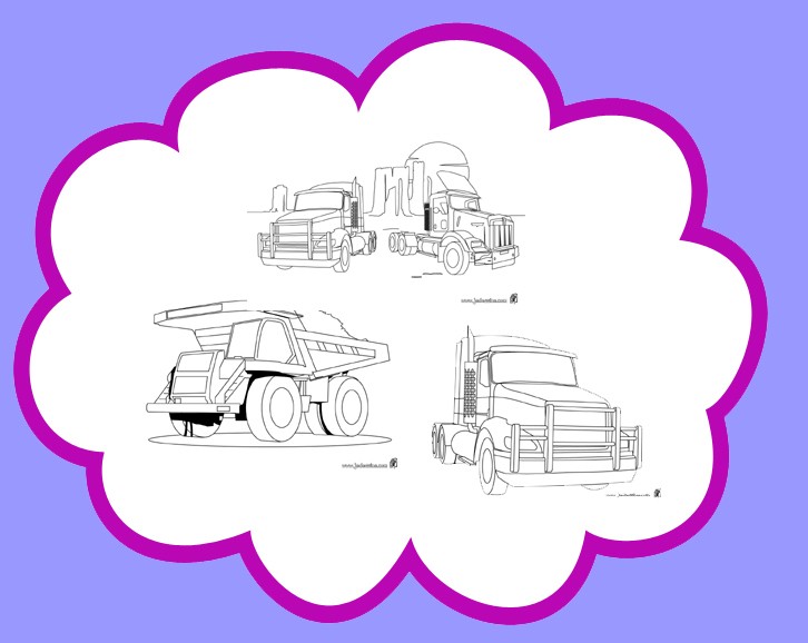 COLORIAGE-CAMIONS