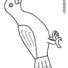 Coloriage d'un corbeau - Coloriage - Coloriage ANIMAUX - Coloriage ANIMAUX PRE HISPANIQUES