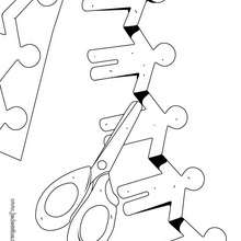 Coloriage d'exercice de découpage - Coloriage - Coloriage GRATUIT - Coloriage RENTREE SCOLAIRE - Coloriage ECOLE