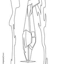 Coloriage d'un petit avion � h�lice