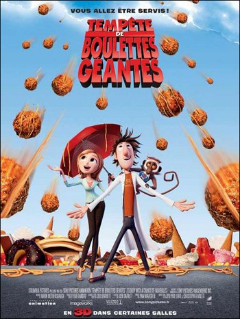 Tempete de boulettes géantes  (au cinéma le 21/10) - Vidéos - Les dossiers cinéma de Jedessine - Archives cinéma