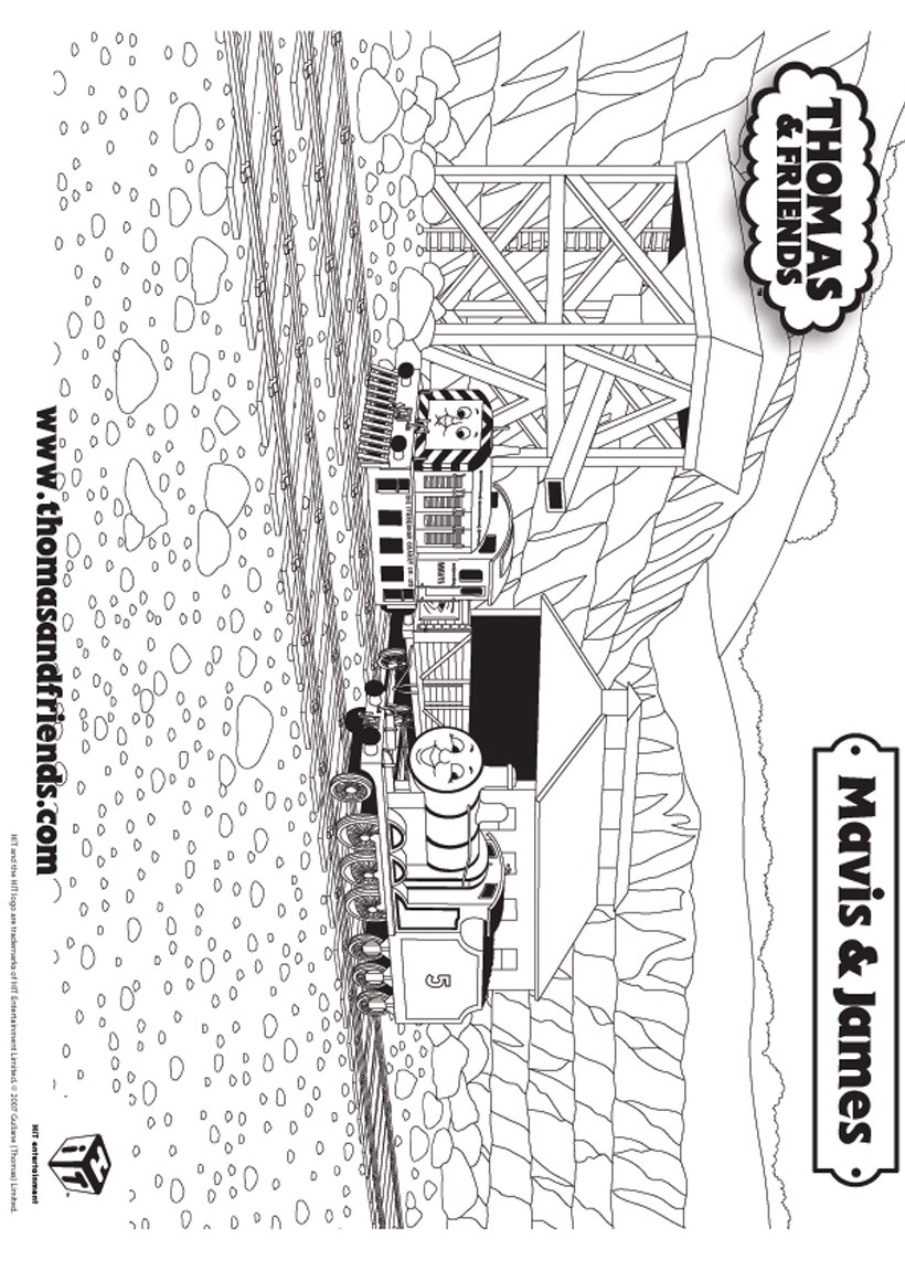 coloriage de mavis et james