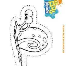 Coloriage de Gary l'escargot