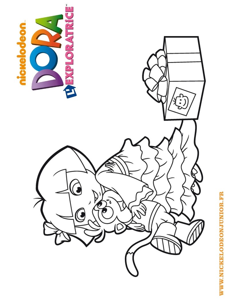 coloriage-dora-3