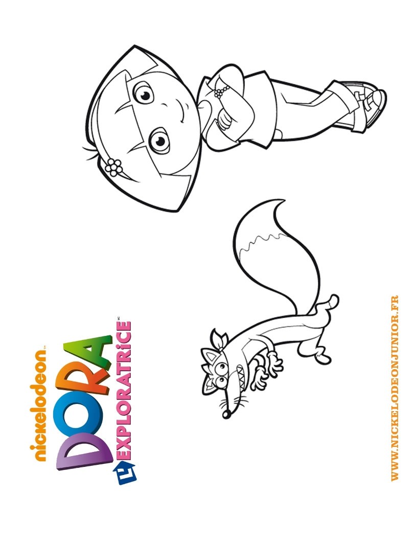coloriage-dora-5