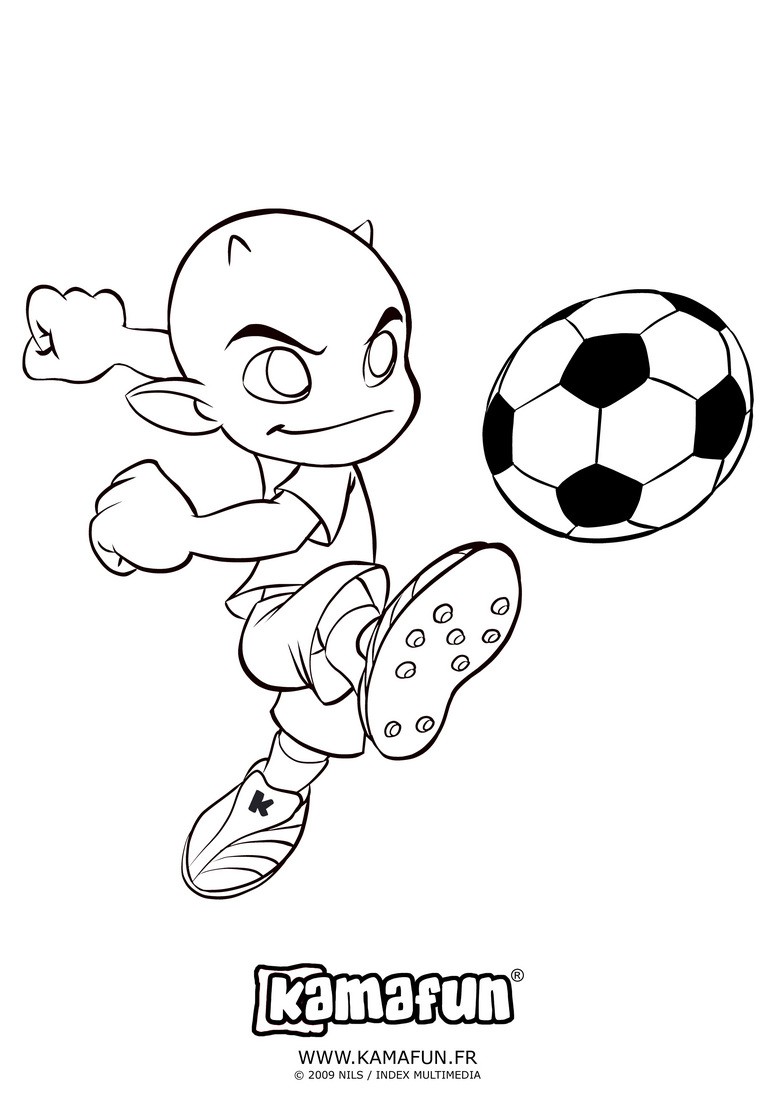 Coloriage Jouer Trendy Enfants Coloriage Jouer Au Beach Volley coloriage kamafun toom joue au foot with coloriage jouer
