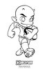 Coloriage Kamafun Toom joue au rugby