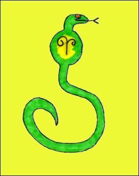 dessin-serpent