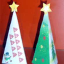 Fiche bricolage : le sapin de d�coration - Activit�s - BRICOLAGE FETES - BRICOLAGE NOEL - BRICOLAGE SAPIN  DE NOEL - LE SAPIN TRIANGLE DE DECORATION