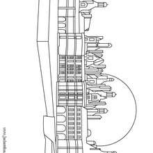 Coloriage du Chateau de La Loire - Coloriage - Coloriage HISTOIRE ET PAYS - Coloriage FRANCE - Coloriage MONUMENTS FRANCAIS