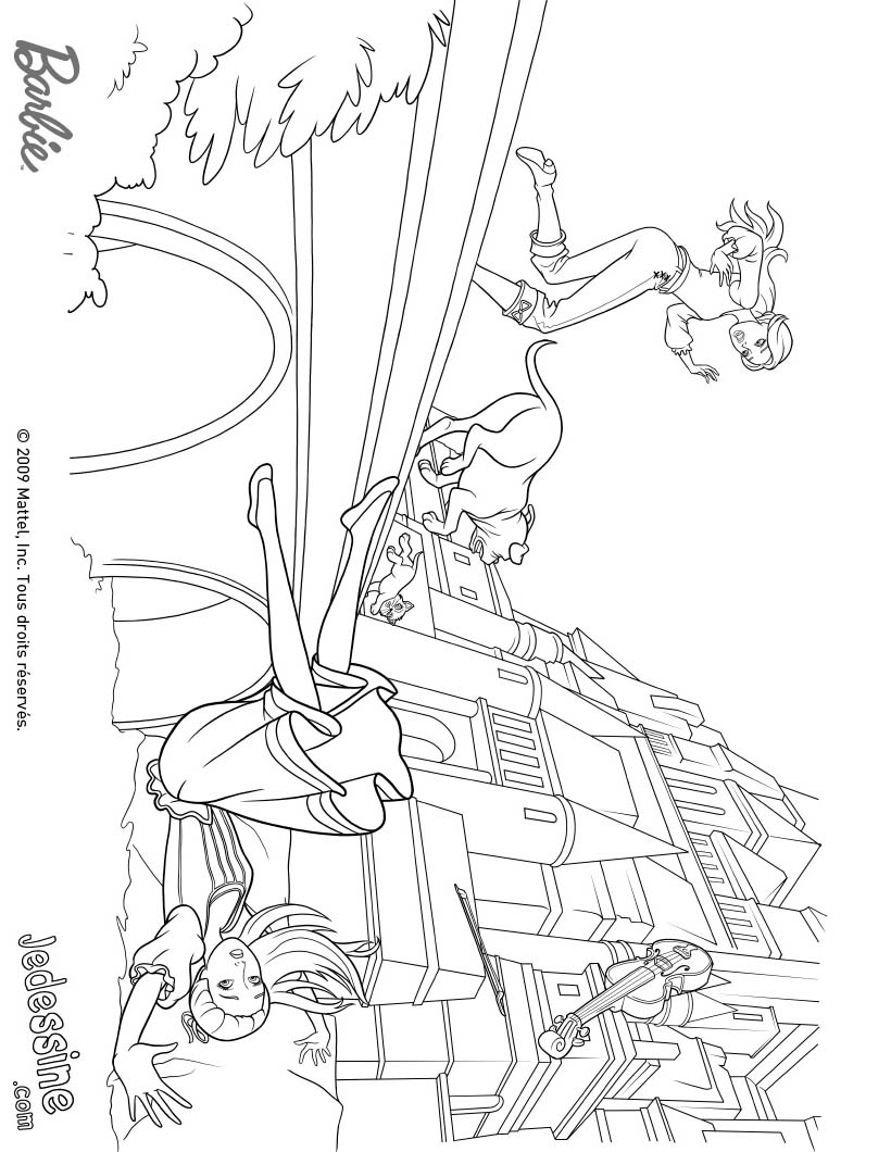Barbie chute du pont