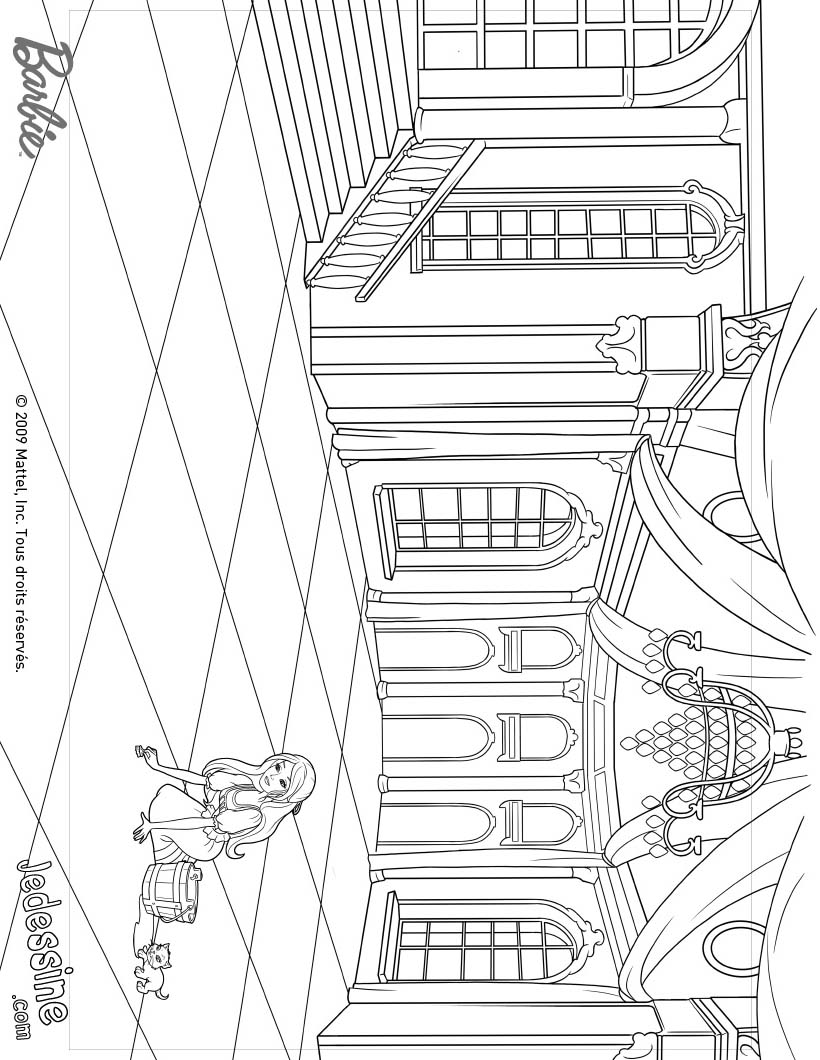 Barbie nettoie le palais